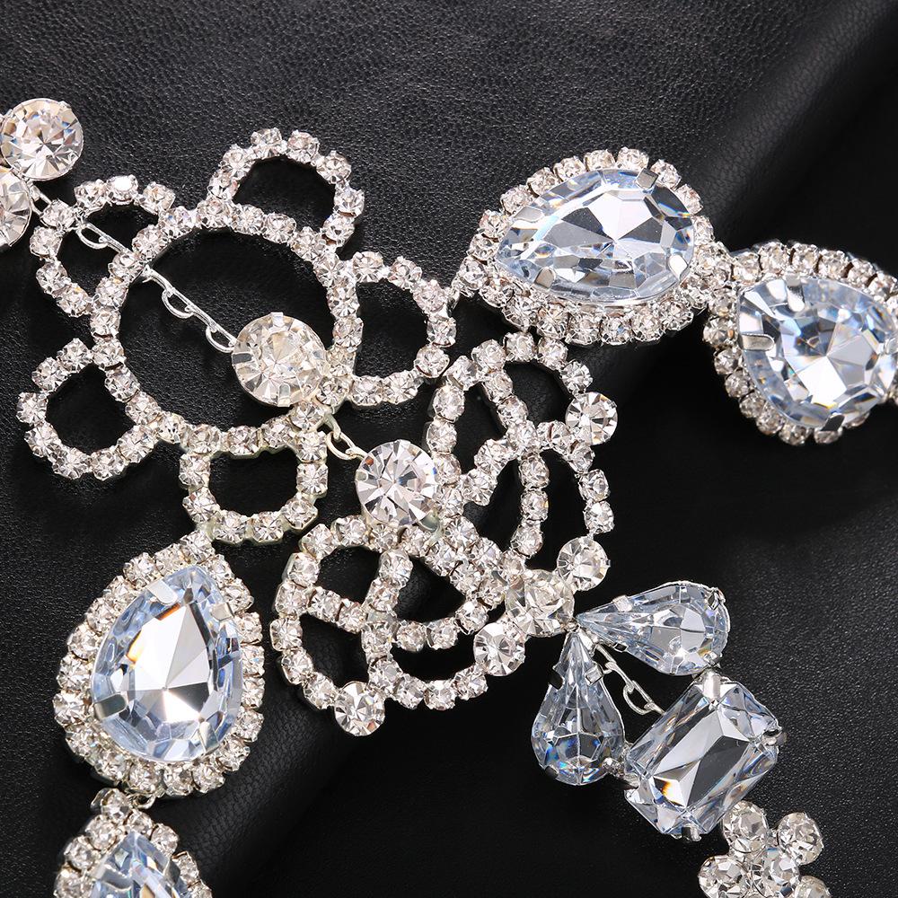 2024 Trend New Ladies Fashion Rhinestone Mask Fringe Face Accessories Dance Party Jewelry Accessories