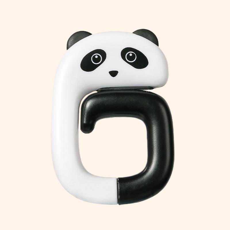 

Hook Table Schoolbag Portable Removable Hook Collapsible Subsidiary Small Tools Panda