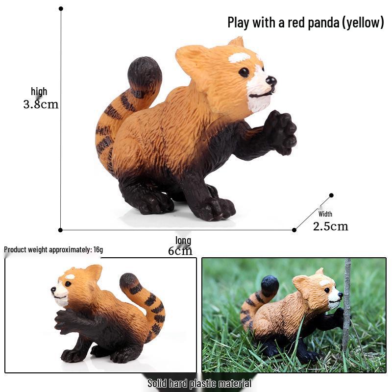Realistic Jungle Animal Model: Hedgehog, Mouse & Badger Toy