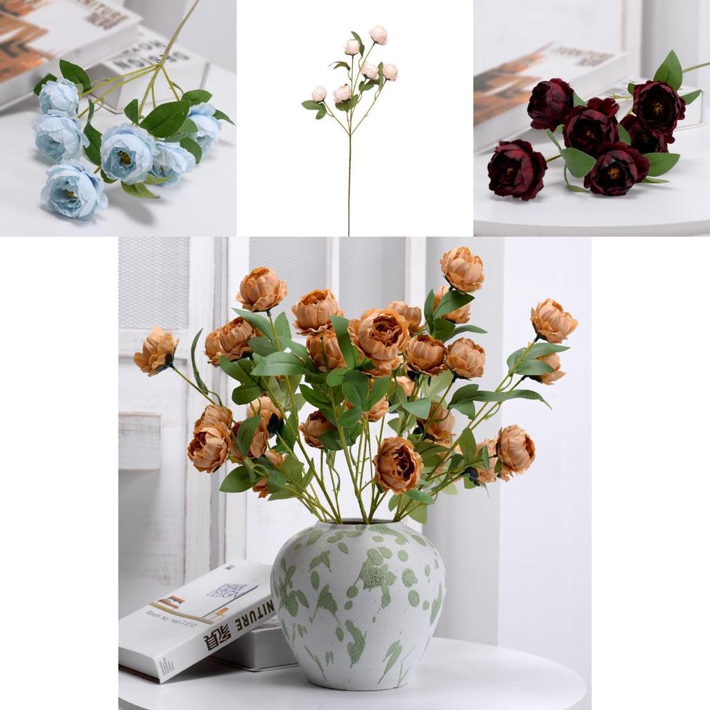 Premium Silk Paeonia Suffruticosa Artificial Flowers For Home Decor And Special Occasion Events