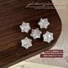 Christmas Snowflake Nail Drill Decoration Super Sparkling Large Small Crystal Powder Shaped Versatile Series