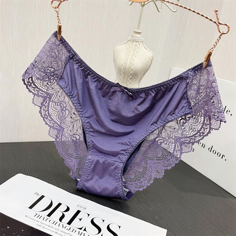 

Трусики женские перламутровые высокоэластичные увеличенные сексуальные атласные кружевные стянутые приподнятые ягодицы со средней талией нижнее белье трусики трусы нижнее белье XXXXL фиолетовый