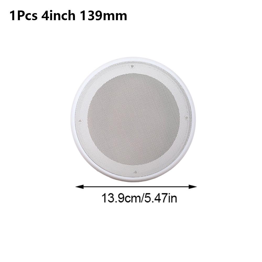 1Pcs Metal ABS Ceiling Audio Net Cover Speaker Mesh  Car Audio System Ceiling Speaker 1pcs 4inch 139mm