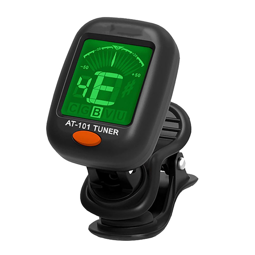 Clip On Tuner LCD Dual Color Display Tuner Electric Bass Ukulele Acoustic Guitar Tuning Accessory