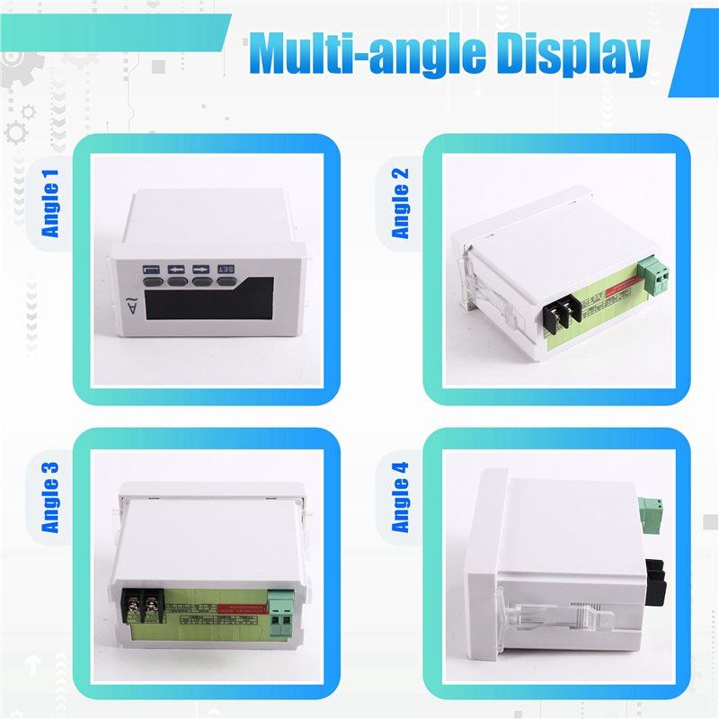 A25F-Intelligent Single-Phase Digital Display AC Ammeter, Size 48 X 96Mm