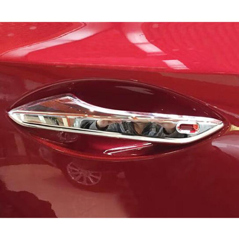 For Lexus RX 200t 300 450h 2016 2017 2018    ABS Chrome Car Door Handle Covers Trim Accessories Armrest Stickers