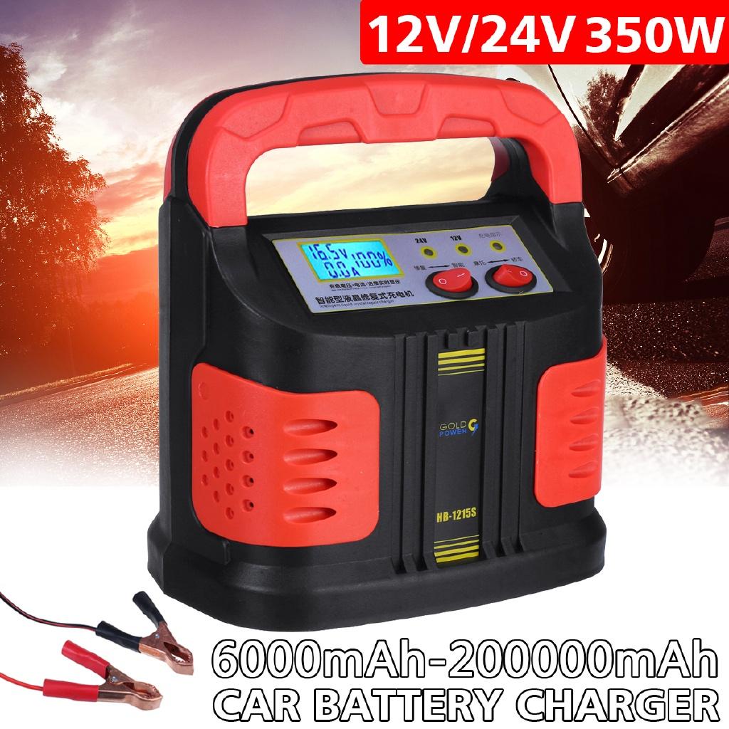 Automatic Battery Charger 12/24V Jump Starter Emergency Charger Booster Power Bank Pulse Repair Device For Car Truck