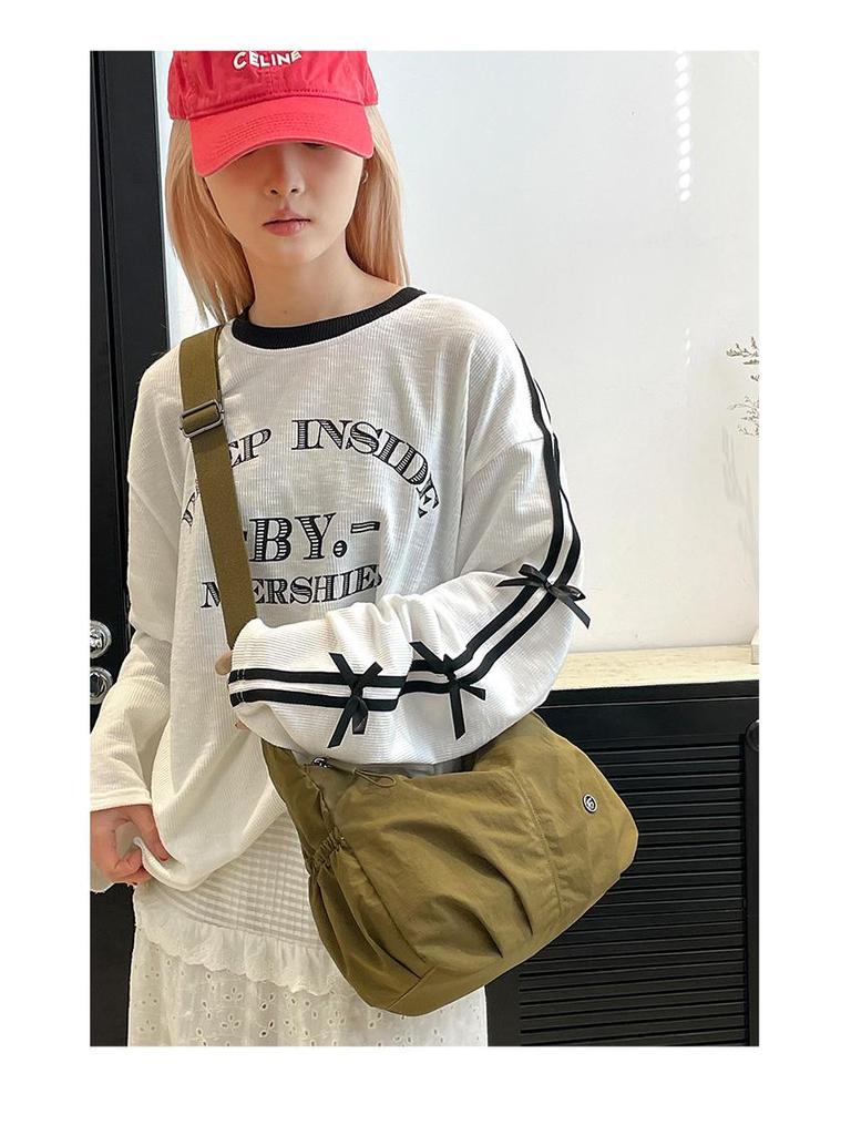 Damen Nylon Umhängetasche mit großer Kapazität - Lässig, wasserdicht, reisefreundliche Canvas-Muttertasche