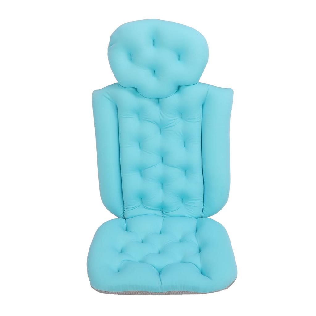 Full Body Bath Pillow Multipurpose Foldable Breathable Quick Drying Stretchy Soft Bathtub Pillow for Swimming Pool Spa