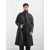 GXG Men's Premium Long Wool Blend Overcoat (Two-Piece Set)