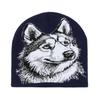 Temu Autumn and Winter Pullover Hat Student Ear Protection Cold Hat Wolf Head Animal Knitted Hat