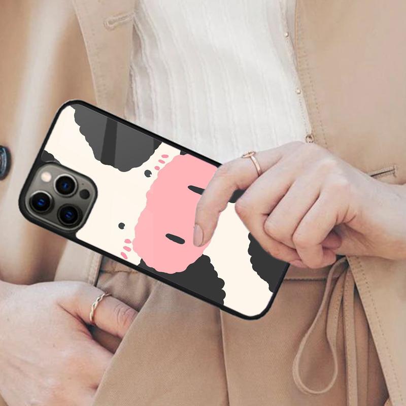 

Cow Milk Black White Magnetic Phone Case For APPLE iPhone 17 Air 16 14 13 12 Pro Max 15 Plus Wireless Charge With MagSafe Cover iPhone 14