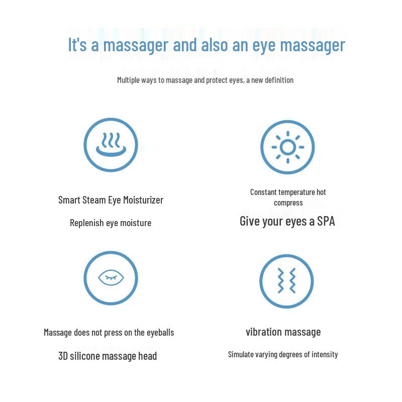 Jiancheng Smart Steam Eye Massager CN plug (adapter included)