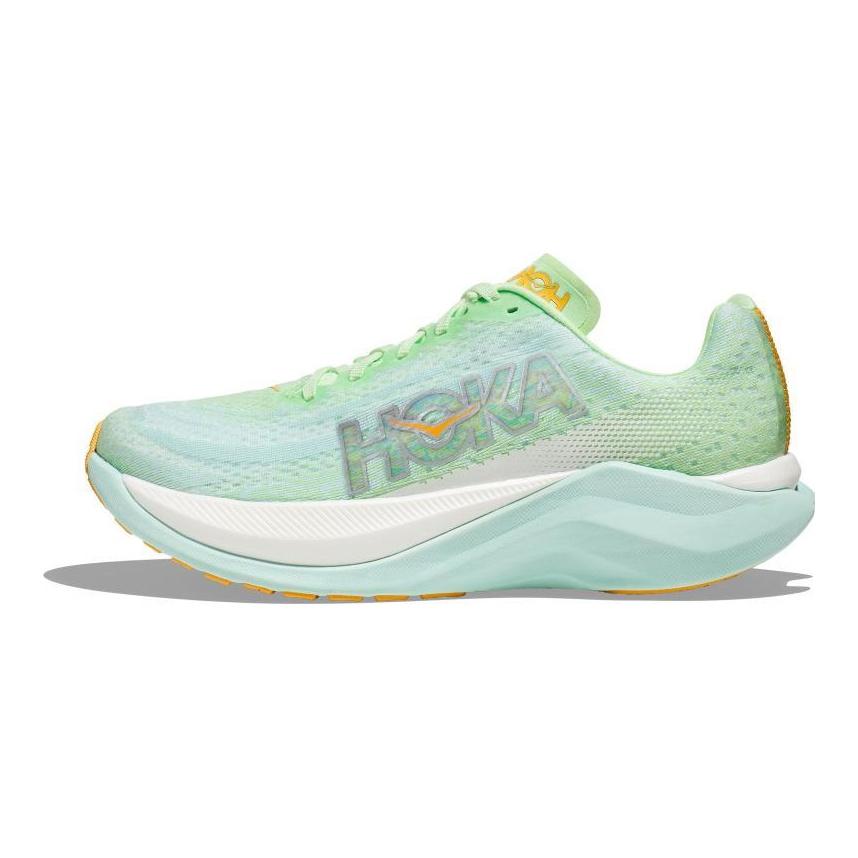 HOKA One One Mach X Lime Glow Sunlit Ocean Women's Sneakers 1141451-LGSO