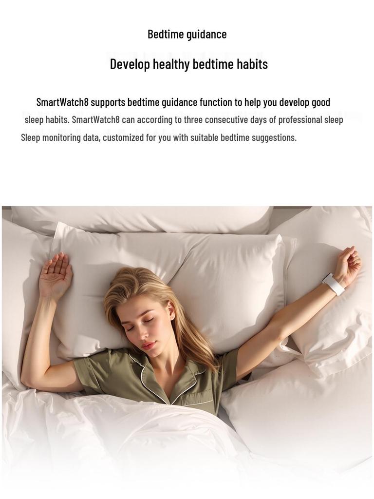 HD8mini Smartwatch: Bluetooth Calls, Heart Rate & Blood Pressure Monitoring, Waterproof Bracelet for Women's Health