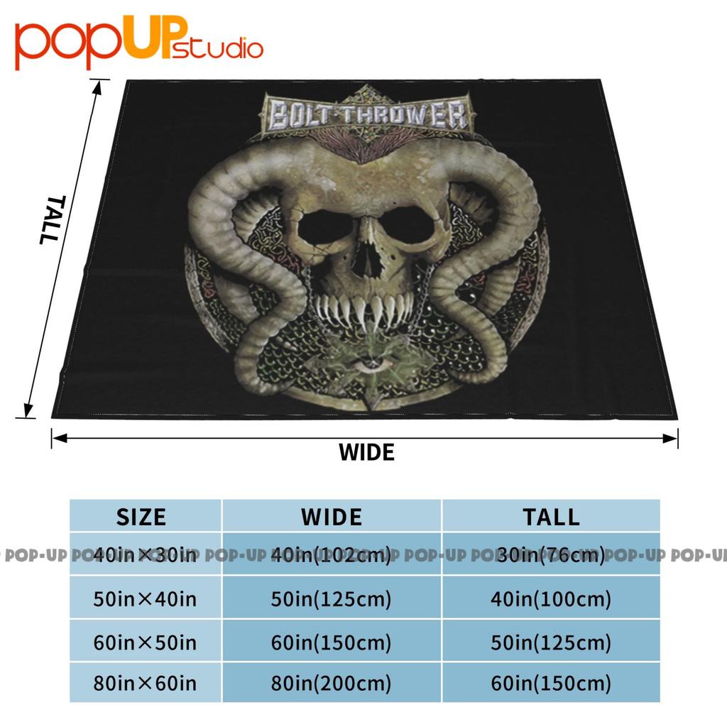 Bolt Thrower Spearhead Benediction Carcass Morgoth Asphyx Death Ultra-Soft Blanket Quilt Winter Sofa Cover Bed Covers