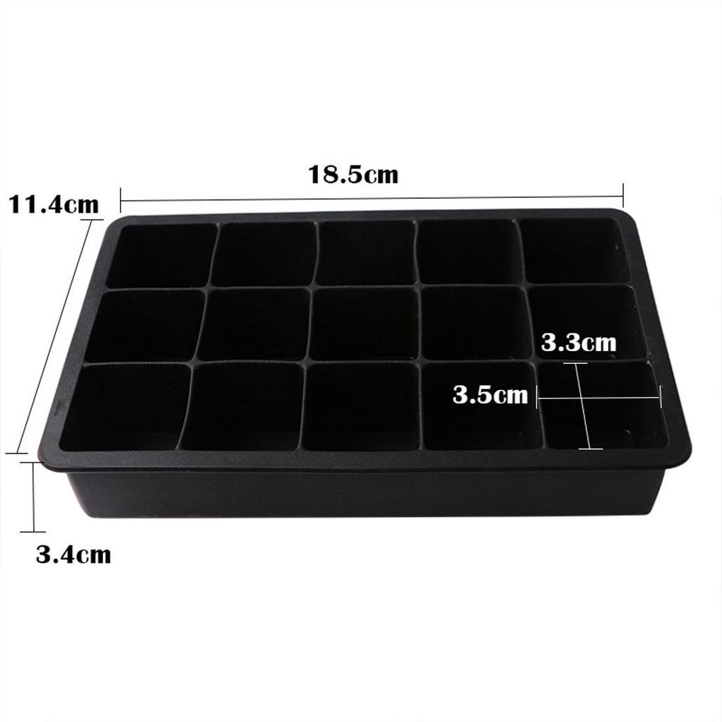 Silicone Ice Cube Maker Form for Ice Candy Cake Pudding Chocolate Molds Easy-Release Square Shape Ice Cube Trays Molds