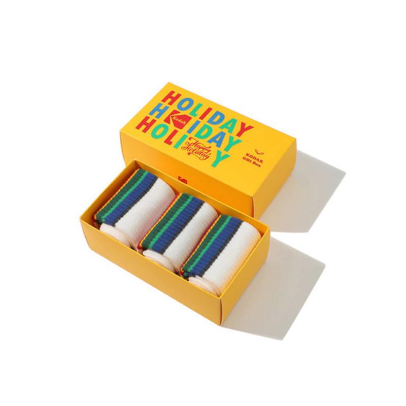 

KODAK Apparel Радужные полосатые носки 3 шт БЕЛЫЙ LXL