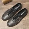 Men'S Genuine Leather Shoes 38-46 Male Comfortable Soft Driving Shoes Anti-Slip Loafers Man Casual Luxury Flats Male Sneakers