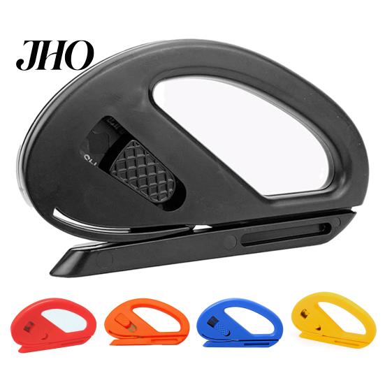 Secure Storage Paper Trimmer 1/2Pcs Safety Cutter Tool Film Hidden Blade Wrapping Easy Sliding Packaging Roll Safe To Use