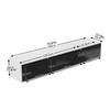 TV Cabinet, High-Gloss TV Cabinet, Color-Coordinated with Black and White, Featuring Color-Changing LED Light, Home