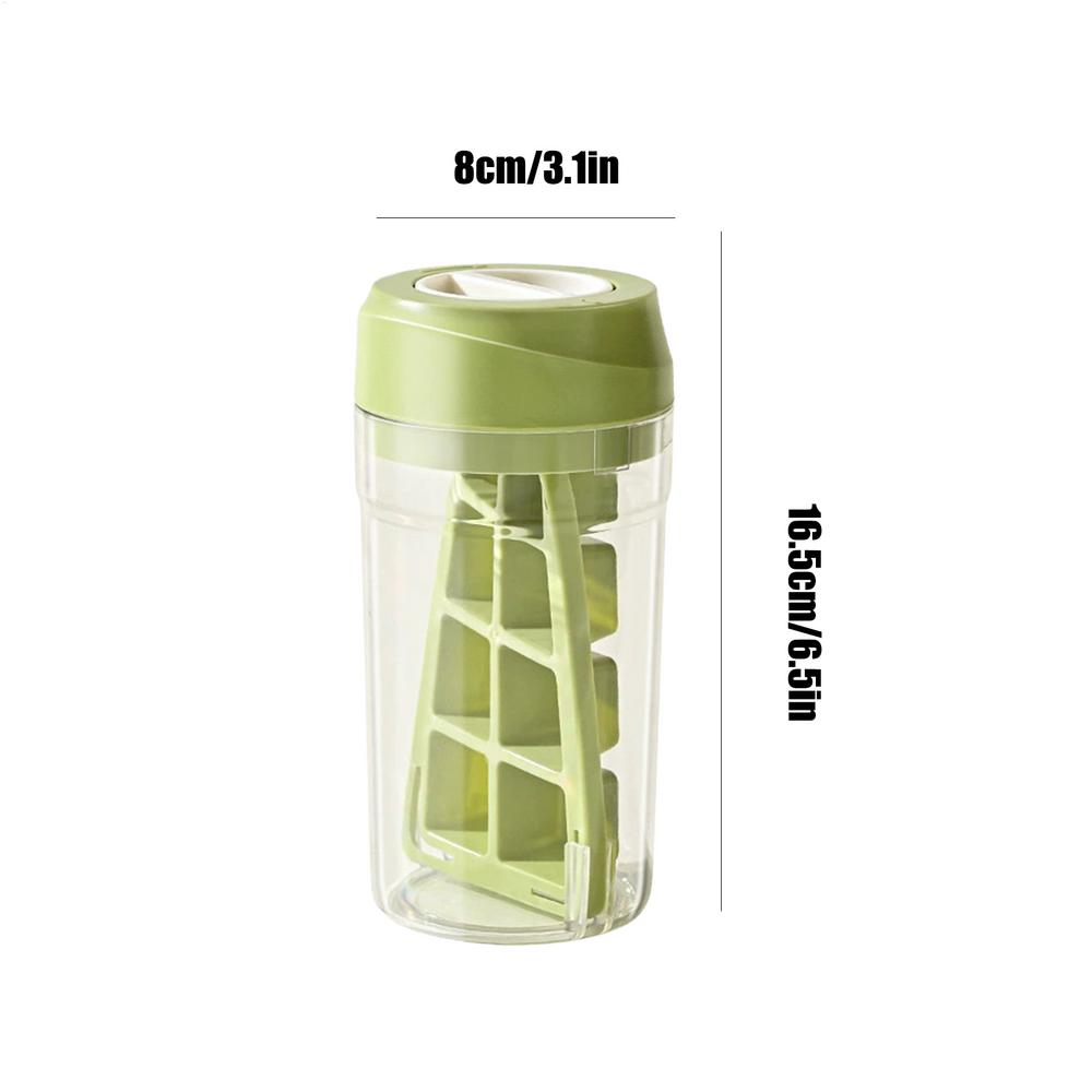 Creative IceCube Mold 8 Grids Food Grade Ice Maker Portable Cube Tray Reusable Water Cup Cocktail Ice Molds Kitchen Gadgets