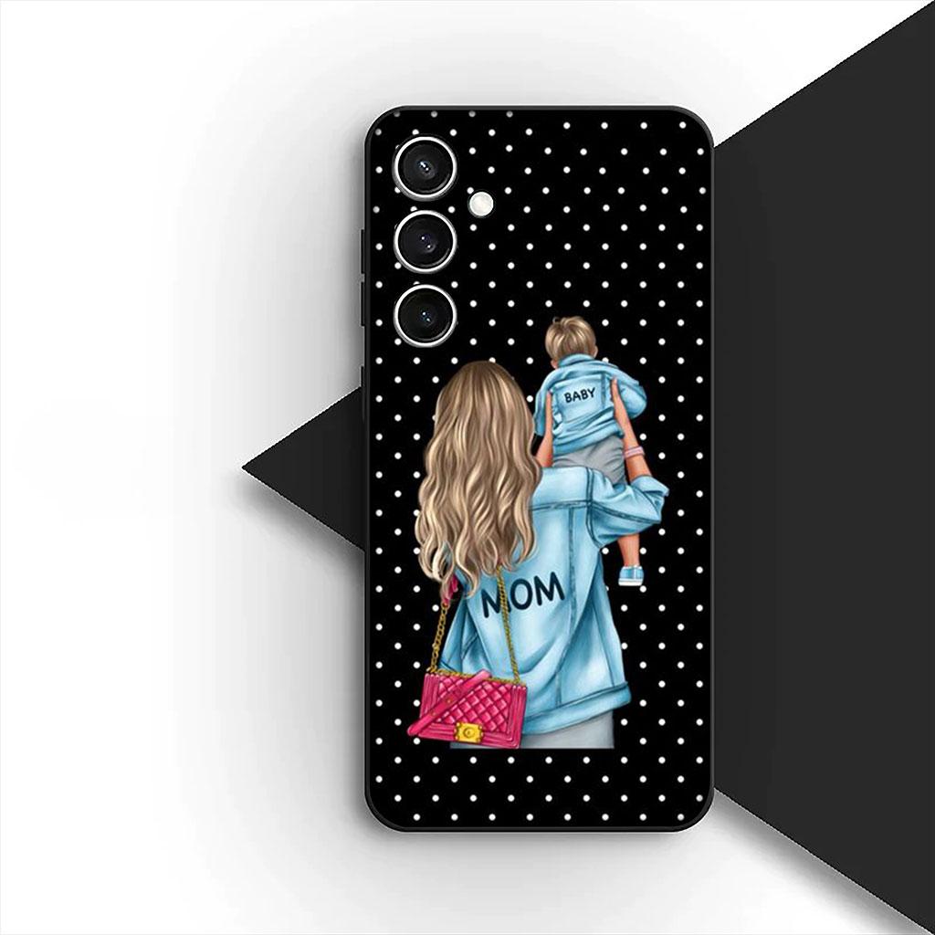 Casing Phone Cover for Xiaomi Redmi Note 14 13 Pro Plus ProPlus 14C 13c Pro+ 5G Case  Woman Baby Girl Mom Family Boy
