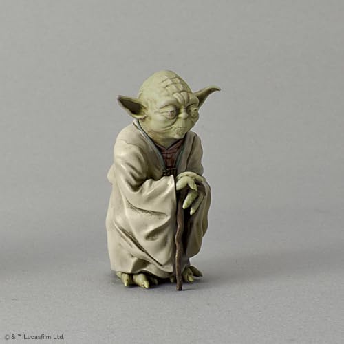 BANDAI SPIRITS Star Wars 1/6 Yoda Pre-Colored Plastic Model (New Packaging Version)