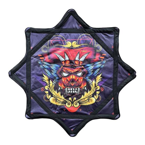 Flowstar Octagonal Scarf Juggling Toy for Beginners Double-Sided Print Cloth Fun Skill