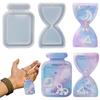Resin Shaker Mold Quicksand Resin Casting Epoxy Silicone Mold for DIY Keychain