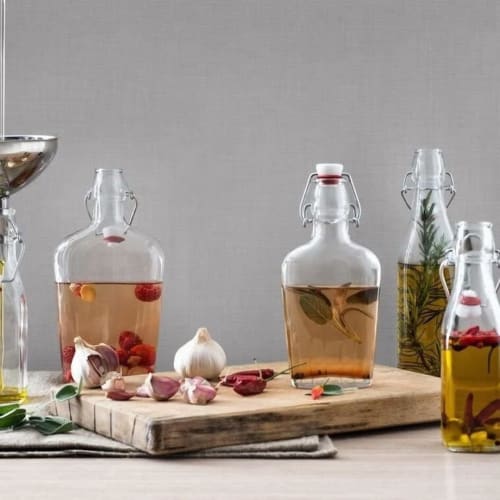 Bormioli Rocco Fiaschetta Bottle, 0.5L, 3.89130 (35820), Italy, RBR5002