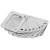 Turbo T4 Flange Gasket Stainless Steel 4 Bolt Hole SeparateType Metallic Crush Style
