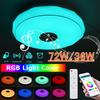 72W APP Bluetooth Music Light Bedroom Lamp Smart Ceiling Lamp+Remote Control Modern RGB LED Ceiling Lights Home Lighting