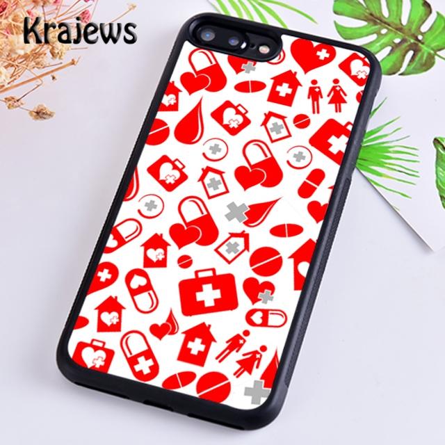 Krajews Medicine Health Heart new Nurse Medical Phone Case Cover For iPhone 17 Air 16 15 14 plus 11 12 13 pro max