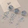 Holographic Silver Nail Glitter Laser Star Shape Sequins Sparkly Flakes Paillette Diy Nail Art Decorations Slices Accessories
