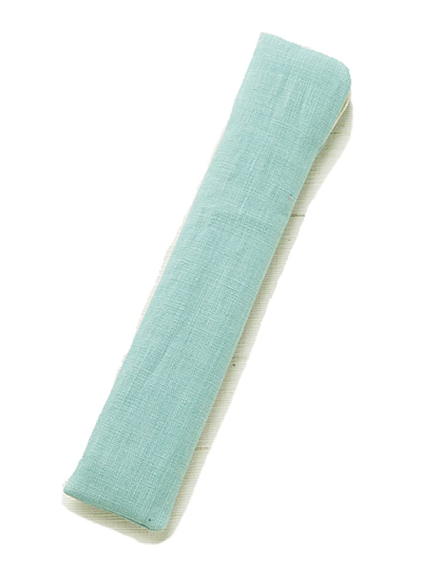 

22см Веер Чисто Сделано в Светло-зеленом Чехле, Конопля, Женский, Япония, Киото,