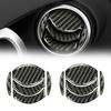 10x Carbon Fiber Dashboard Air Outlet Vent Cover Trim Fit For Nissan 350Z 03-09