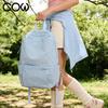 COW Glacier Blue Large Capacity Lightweight Casual Travel Backpack for Women Students