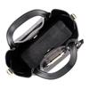 Michael Kors Carson Carson Brand Metal Logo Adjustable Removable Shoulder Strap Cowhide Shoulder Crossbody Tote Small Women's Black