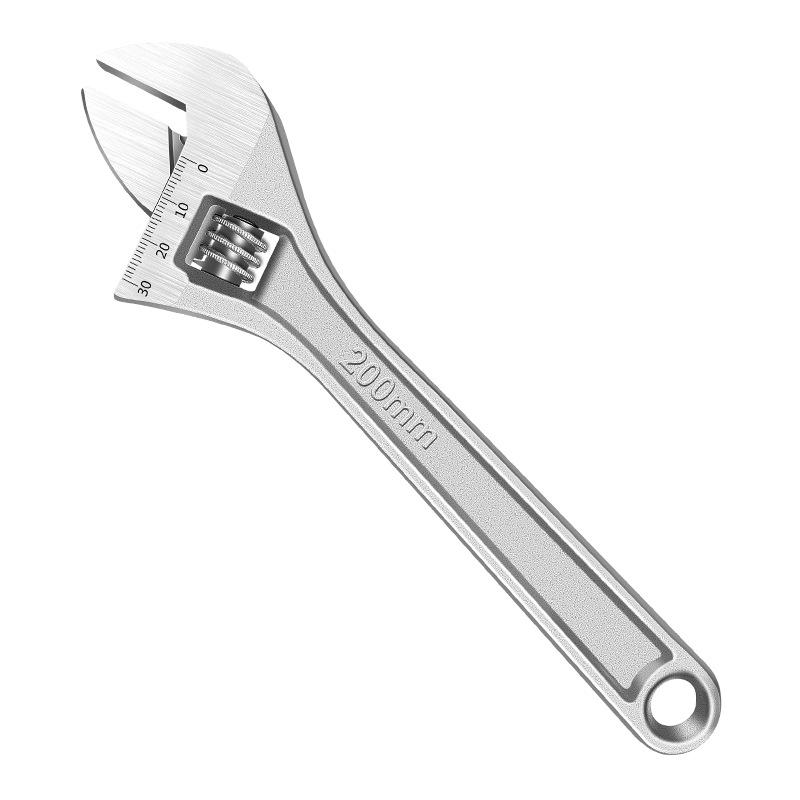 Adjustable Multi-Function Large-Opening Short Handle Wrench for Bathroom Use