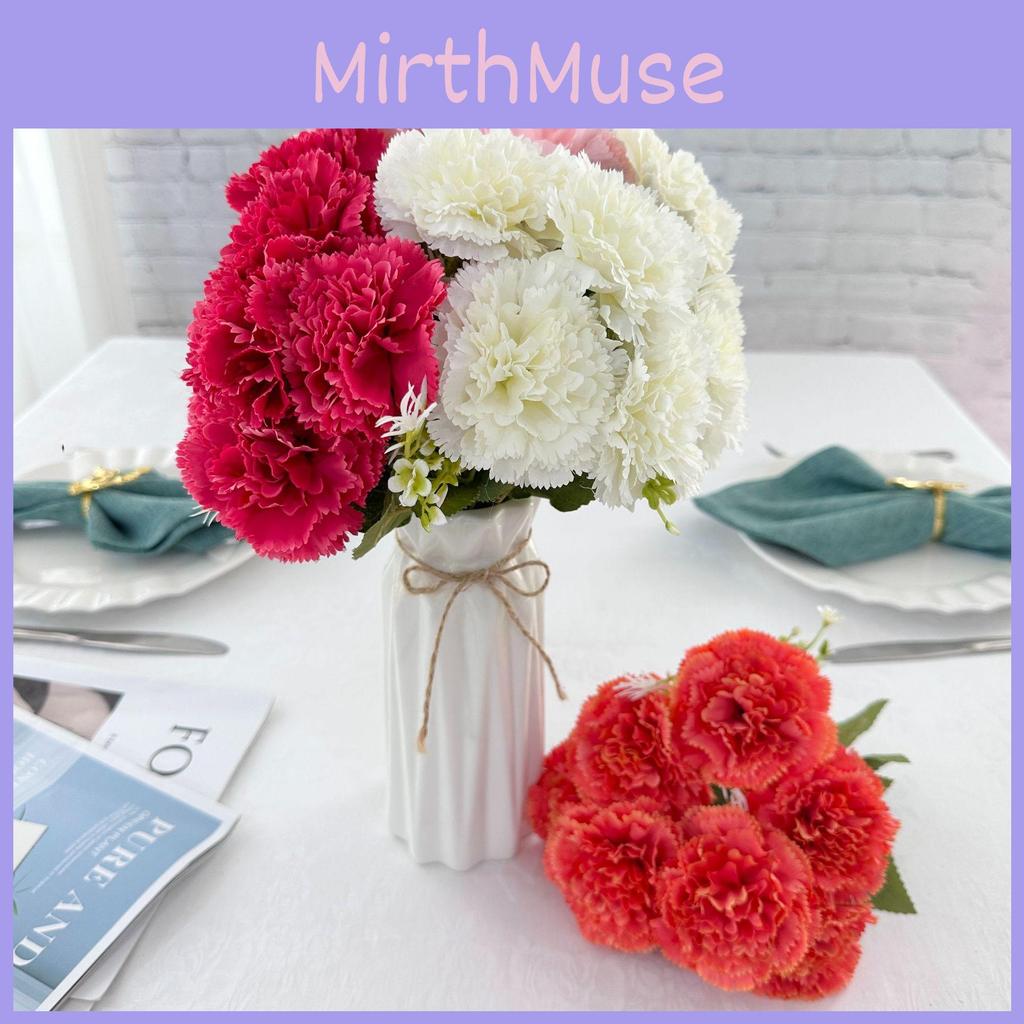 Artificial Carnation Floral Decor For Home Styling And Creative Projects