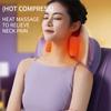 Neck and Shoulder Kneading Massage Pillow Cervical Massager Trapezius Muscle Kneading Massage Pillow
