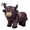 Handmade Gift Making Beginners DIY Sewing Kit Cow Patchwork Supplies Highland for Adults Fabric Doll