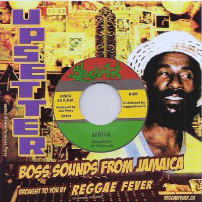 7inch Record HOMBRES - Africa RF252 Black Art 2017 Switzerlan Reggae, Ska & Dub Used