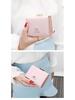 Sweet Wallet: Women's Korean Style Tri-fold Fashion Wallet, Multi-functional Card Holder & Dual-use Coin Purse