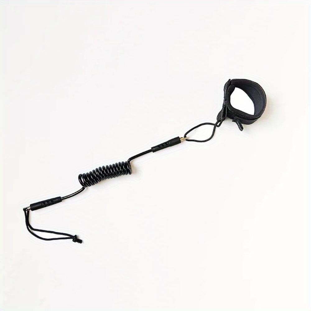 

1PC Surfboard Elastic Safety Rope, Sup Hand Leash Cord Strap, Waterskiing Surfboard Accessories чорний