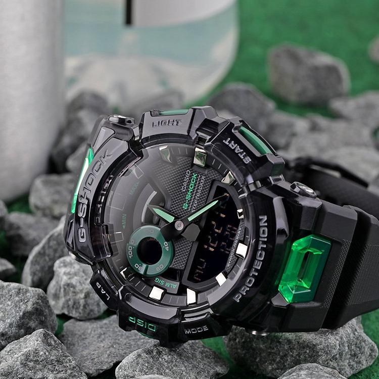 Casio G-Shock G-Squad Series Smart Multifunction Pedometer Quartz Movement Resin Strap Watch 48.9mm Men watches Black GBA-900SM-1A3PR