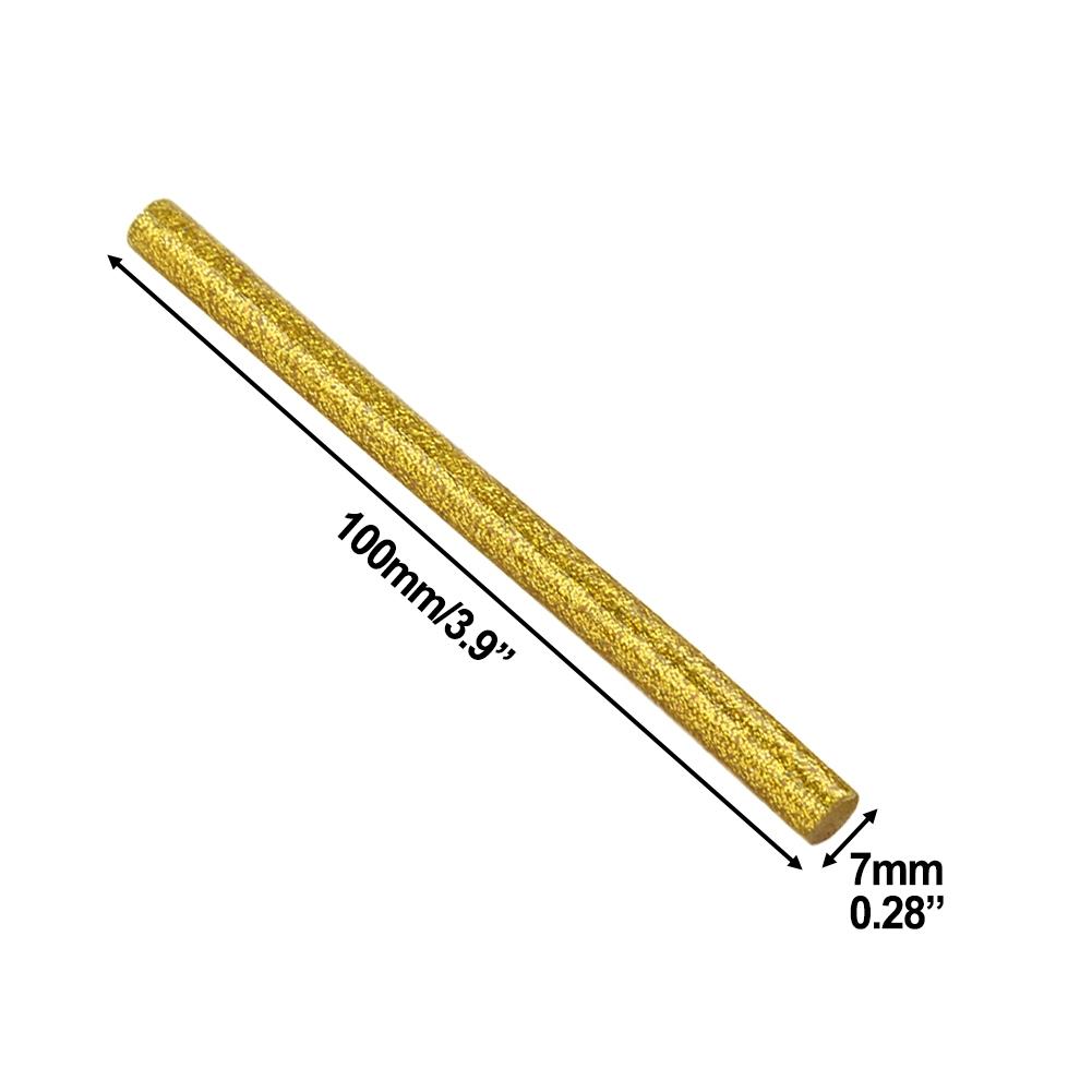 30 Stück Heißkleber Farbe Glitzer Reparatur 7 x 100mm für Bastelarbeiten