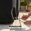 3-Seater Garden Swing Cover, Waterproof Protective Cover, Windproof and UV-Resistant, 420D Oxford Fabric