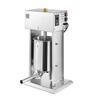 Electric Sausage Stuffer, 22 LBS / 10 L Vertical Meat Stuffer, Stepless Speed Control and Foot Pedal, Stainless Steel Heavy Duty Sausage Filler with 4